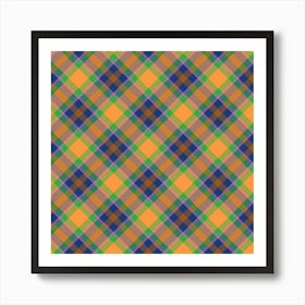 Plaid Pattern 36 Art Print