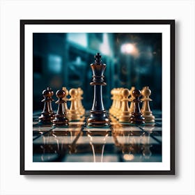 Magic021 Photo Of Chess Movies Your Movie Signup In The Style O Ae0f01ca D4f6 4a04 8ca4 3f700ed1be7a Art Print