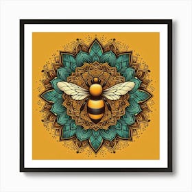 Royal Bee Art Print