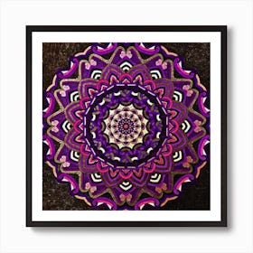 Purple Mandala Art Print