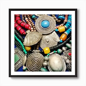 Necklaces Art Print