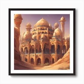 Sand Castle Art Print