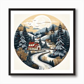 Winter Landscape 9 Art Print