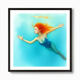 Mermaid 3 Art Print