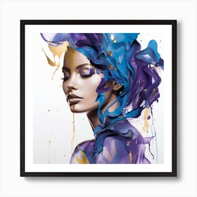 Abstract Of A Woman 22 Art Print