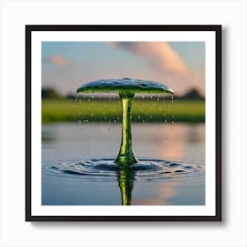 Water Droplet Art Print