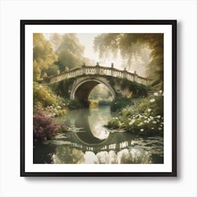 palladian bridge Art Print