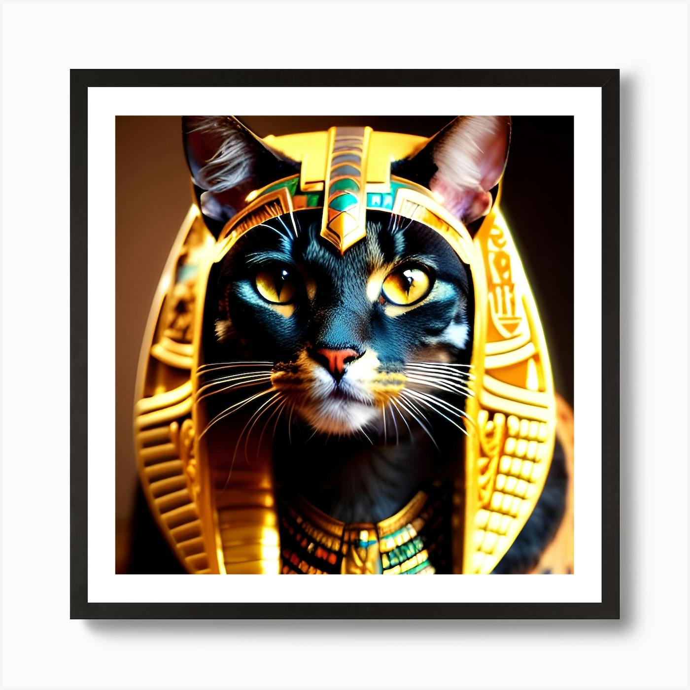 Egypt　Print　by　StrangeForce　Fy　Ancient　13　Cat　Art