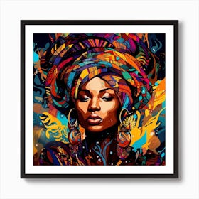 African Woman 38 Art Print