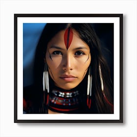 Native American Woman Art Print