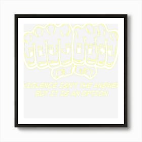 Bjj Violence Grappling Jiu Jitsu Art Print