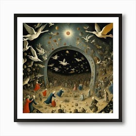 THE TUNNEL OF BOSCH Art Print