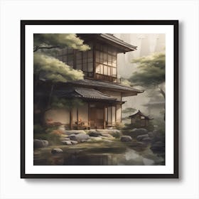 Asiatic Natural Japanese Home 2 Art Print