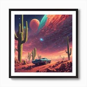 Cactus Desert 8 Art Print