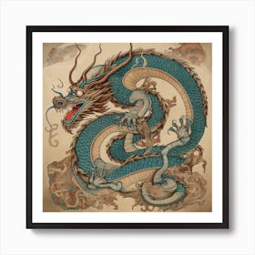 Dragon Tattoo Design Art Print