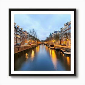 Amsterdam In A Row 2 Art Print