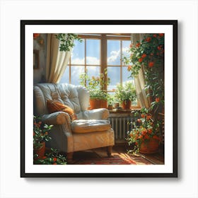 Room With Plants Art Print