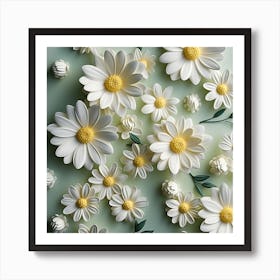 Daisy Flowers Art Print