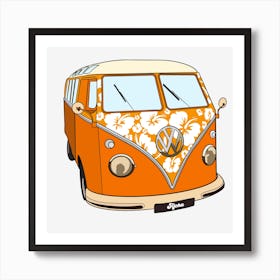 Vw Camper Bus Art Print