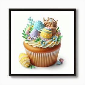 Easter Cupcake 2 Poster