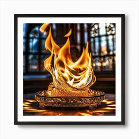 Flames Of Fire Art Print