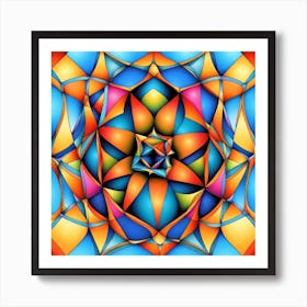 Abstract Fractal 3 Art Print