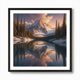 Mountain Landscape Art Print