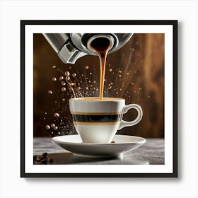 Coffee Pouring 36 Art Print