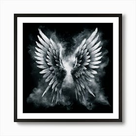 Black and White Abstract Art 232 Art Print