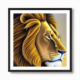 Beautiful Lion 1 Art Print