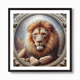 Lions 1 Art Print