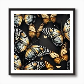 Butterfly Wallpaper 11 Art Print