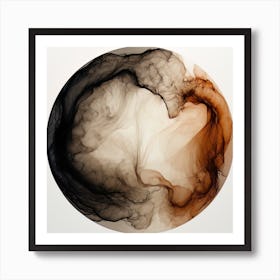 Dreamy ink 33 Art Print