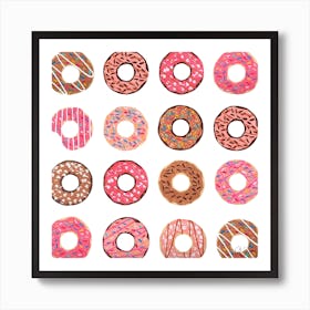 Donuts Art Print