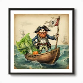 Pirates Of The Sea Art Print