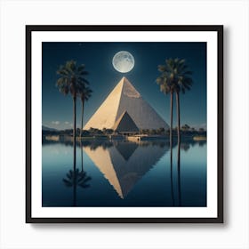 Egyptian Pyramids Art Print