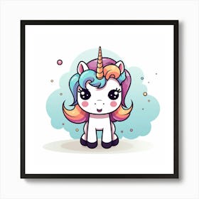 Cute Unicorn 184 Art Print