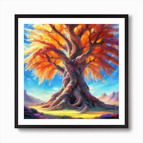 Tree Of Life oil painting abstract painting art 8 Art Print