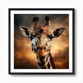 Giraffe 10 Art Print