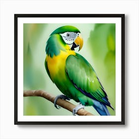 Parrot Painting Art Print