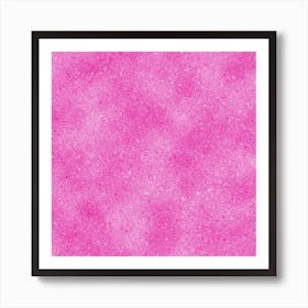 Magenta Glitter Art Print