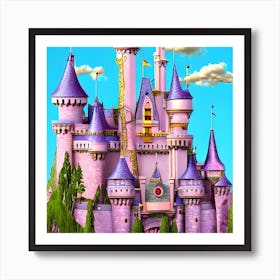 Cinderella Castle 1 Art Print