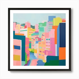 Abstract Travel Collection Tokyo Japan 3 Art Print