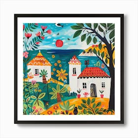 Kids Travel Illustration Uruguay 4 Art Print