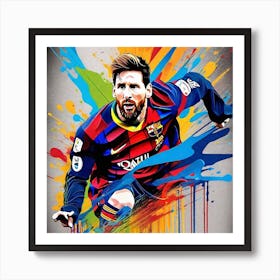 Lionel Messi 1 Art Print