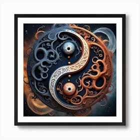 Yin Yang 4 Art Print