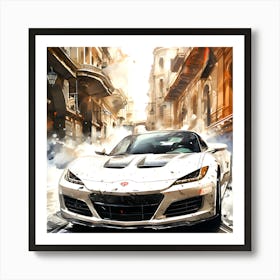 Velocity Unleashed The Thrill Of Racing Art Print