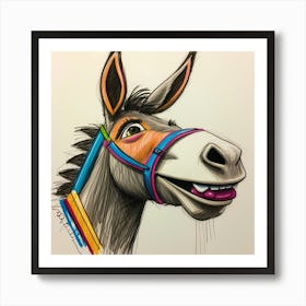 Donkey 1 Art Print