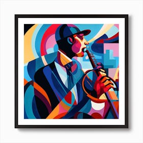 Jazz Musician 73 Art Print