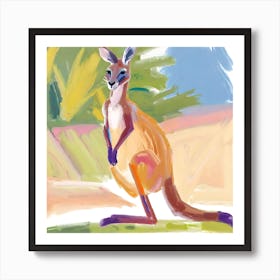 Kangaroo 01 Art Print